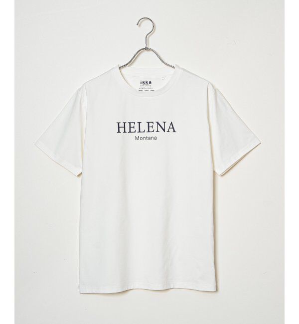 ikka「【接触冷感】速乾COOLプリントTシャツ」|Tシャツ・カットソー|