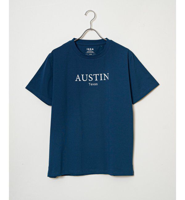 ikka「【接触冷感】速乾COOLプリントTシャツ」|Tシャツ・カットソー|