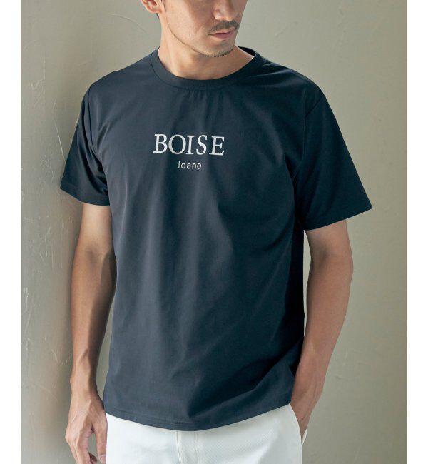 ikka「【接触冷感】速乾COOLプリントTシャツ」|Tシャツ・カットソー|