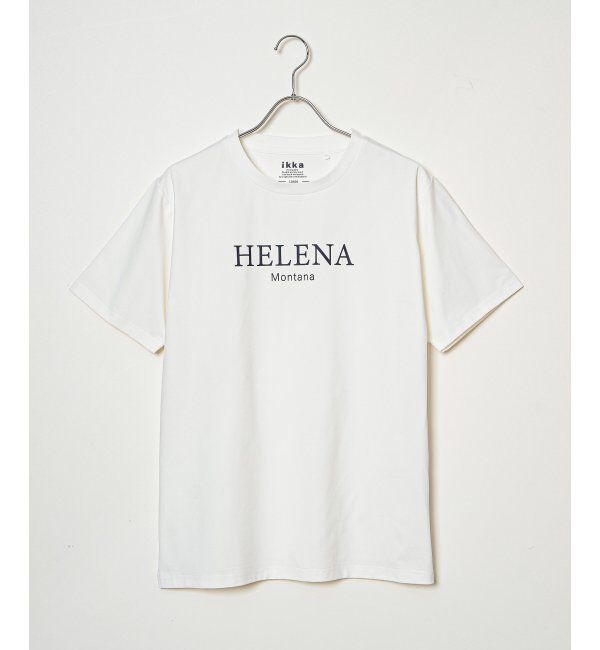 ikka「【接触冷感】速乾COOLプリントTシャツ」|Tシャツ・カットソー|