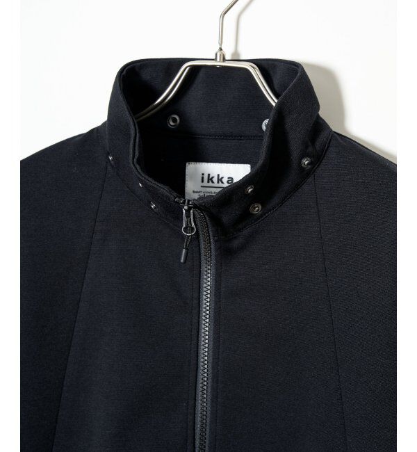 ikka「テックストレッチ2WAYジップパーカ」|カーディガン|