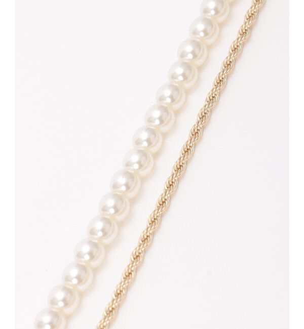ikka「チェーンパール2セットネックレス」|その他|