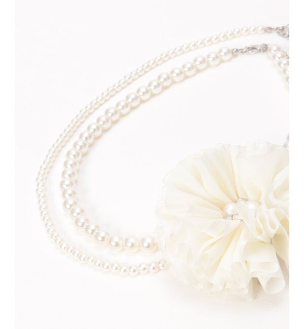 ikka「コサージュ付きパールネックレス 2」|その他|