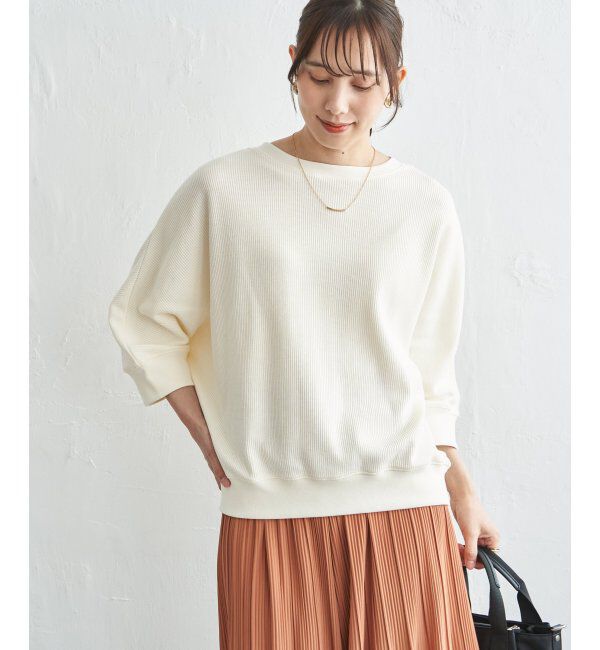 ikka「タックフライスドルマンプルオーバー」|その他|アイボリー