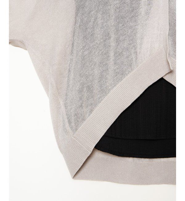 Lbc with Life「カーデノースリブラウスセット」|ニット・セーター|