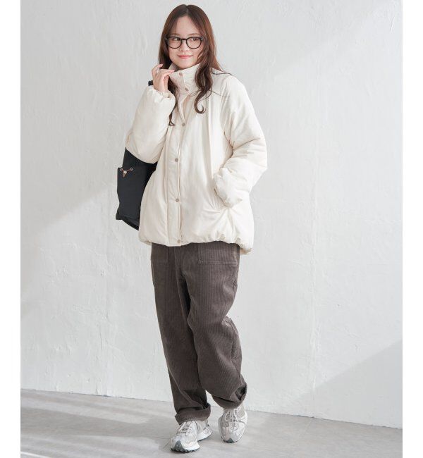 Lbc with Life「スタンドネック中綿ブルゾン」|ブルゾン・スタジャン|