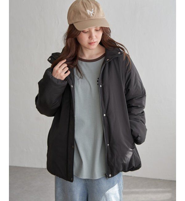 Lbc with Life「スタンドネック中綿ブルゾン」|ブルゾン・スタジャン|