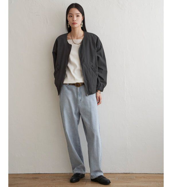 Lbc with Life「ナイロンシャーリングブルゾン」|ブルゾン・スタジャン|