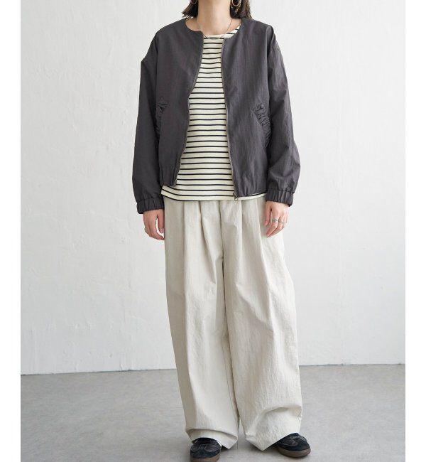 Lbc with Life「ナイロンシャーリングブルゾン」|ブルゾン・スタジャン|