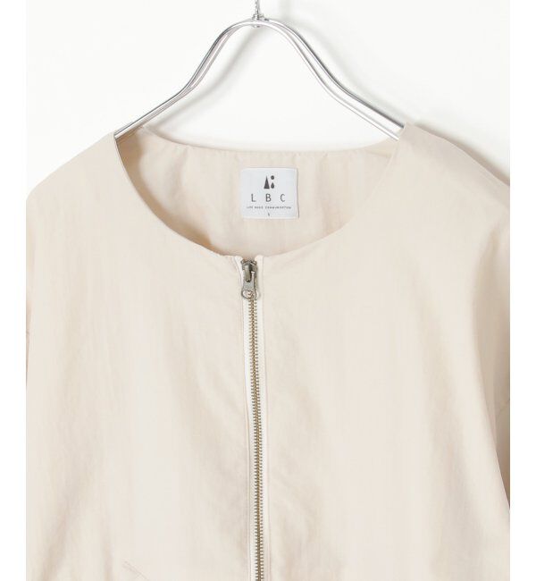 Lbc with Life「ナイロンシャーリングブルゾン」|ブルゾン・スタジャン|