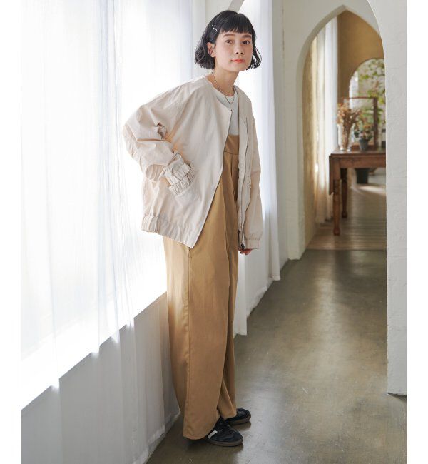 Lbc with Life「ナイロンシャーリングブルゾン」|ブルゾン・スタジャン|