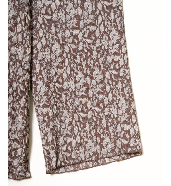 Lbc with Life「ボタニカルプリントプリーツパンツ」|その他|