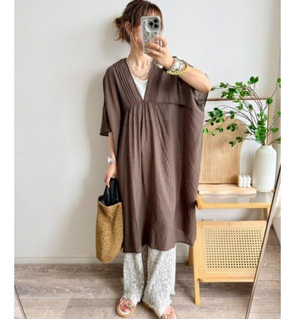 Lbc with Life「ボタニカルプリントプリーツパンツ」|その他|