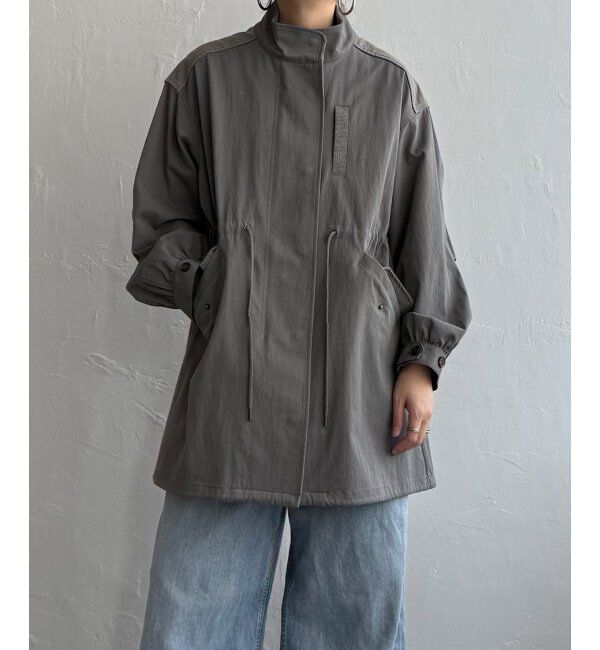 Lbc with Life「デニム切り替えモッズコート」|ブルゾン・スタジャン|