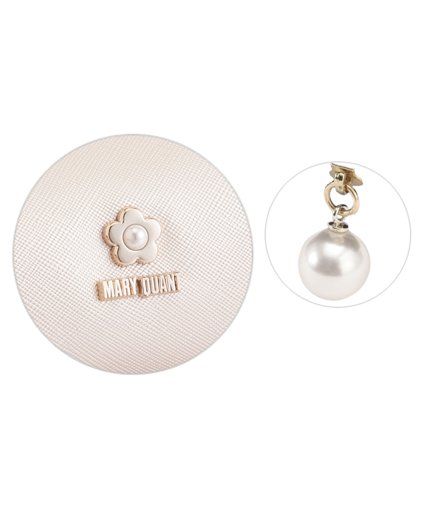 MARY QUANT「サフィアーノパール スクエアペンケース」|ポーチ|