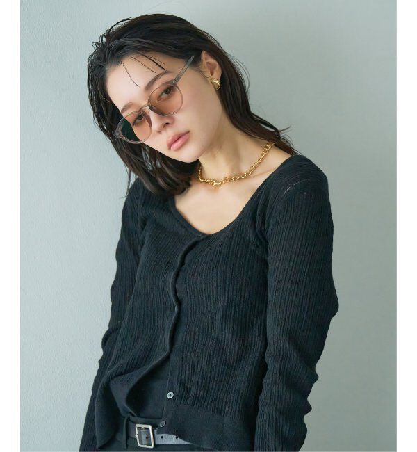  「【WEB限定】ボストン型 調光サングラス | カラーレンズ 軽量 紫外線対策 UVカット レンズの色が変わる」|サングラス|