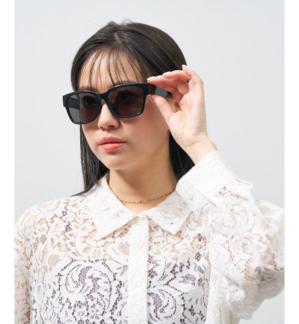  「ウェリントン型 偏光 サングラス | (偏光機能搭載)  紫外線カット率99.9%以上 太縁紫外線防止 UVカット」|サングラス|