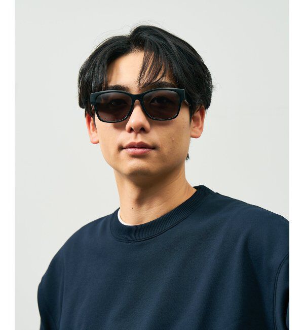  「ウェリントン型 偏光 サングラス | (偏光機能搭載)  紫外線カット率99.9%以上 太縁紫外線防止 UVカット」|サングラス|