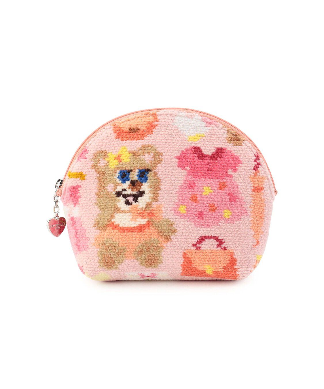 LOVERARY BY FEILER「ニナズクローゼット　シェル型ポーチ　L/NCS-260452」|ポーチ|ペールピンク