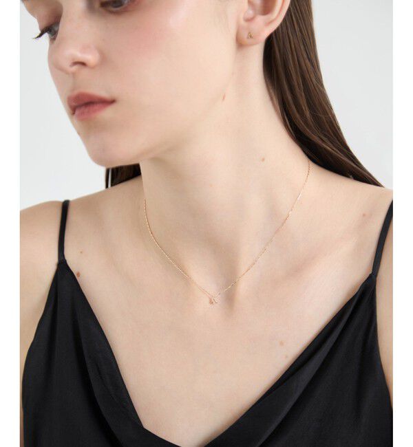 ete「[コード] K10YG イニシャル ネックレス」|ネックレス|