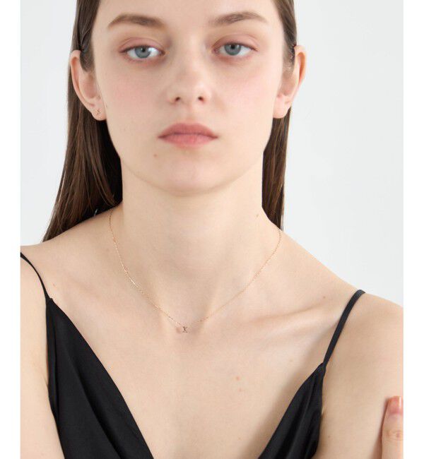 ete「[コード] K10YG イニシャル ネックレス」|ネックレス|