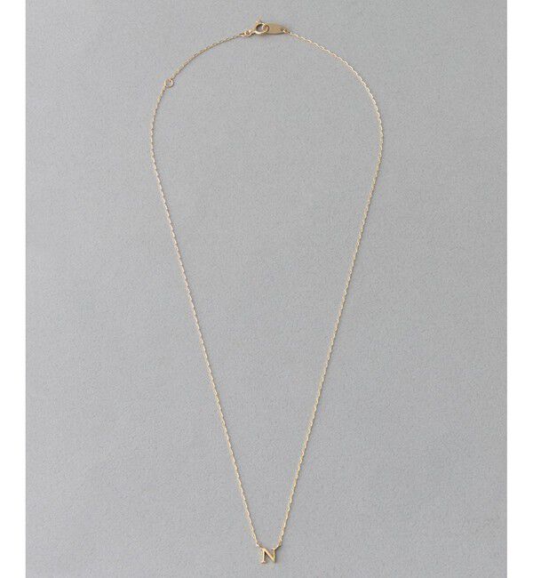 ete「[コード] K10YG イニシャル ネックレス」|ネックレス|