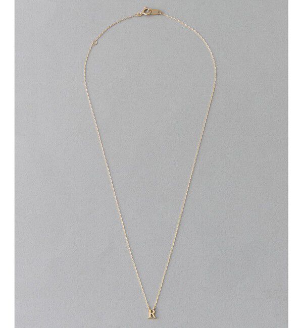 ete「[コード] K10YG イニシャル ネックレス」|ネックレス|