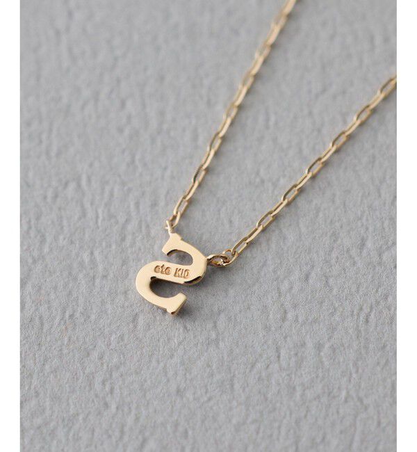 ete「[コード] K10YG イニシャル ネックレス」|ネックレス|