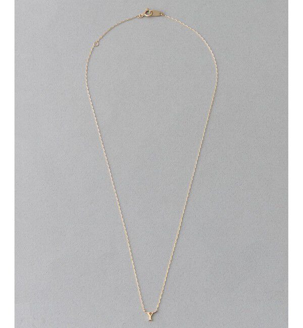 ete「[コード] K10YG イニシャル ネックレス」|ネックレス|