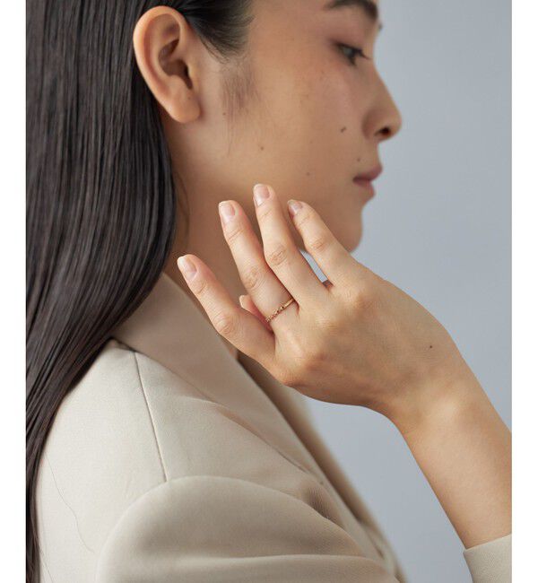 Jouete「[レイヤー] K10YG リング オレンジサファイア」|リング|