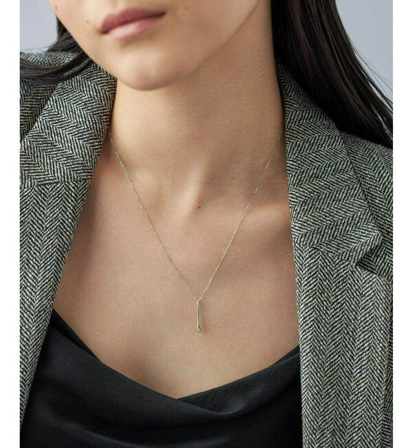 Jouete「[レイヤー] K10WG ネックレス ドロップ」|ネックレス|