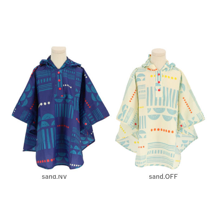 BACKYARD FAMILY「キッズ レイン コート ポンチョ 通販 レインポンチョ カッパ 雨具 サイズ S 80 90」|その他ベビー用品|