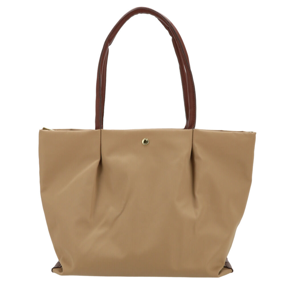 Legato Largo「レガートラルゴ トートバッグ 通販 A4 大きめ 通勤 通学 ナイロン 可愛い おしゃれ 上品」|トートバッグ|ベージュ1