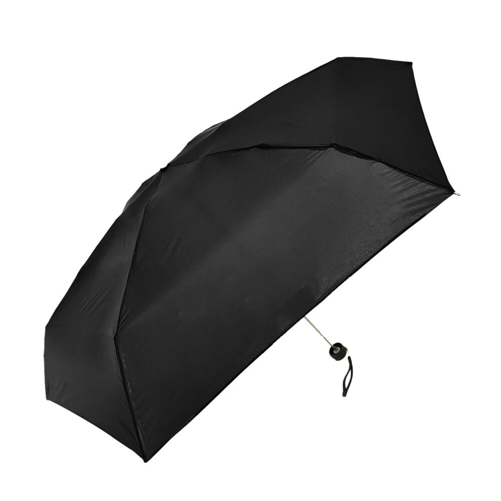 BACKYARD FAMILY「晴雨兼用 折りたたみ傘 uvカット 軽量 通販 HYGGE ヒュッゲ 5段マイクロ傘 50cm」|傘|ブラック1