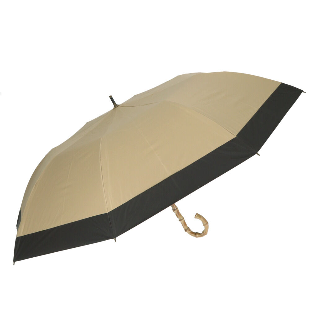 BACKYARD FAMILY「日傘 折りたたみ 遮光 晴雨兼用 軽量 通販 HYGGE ヒュッゲ ショートワイド 55cm」|傘|ベージュ1