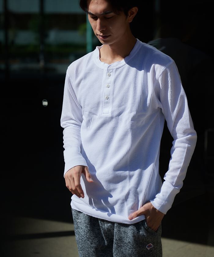 BACKYARD FAMILY「JEMORGAN パックTシャツ 通販 JC189-52S ワッフル ロンT サーマル」|Tシャツ・カットソー|