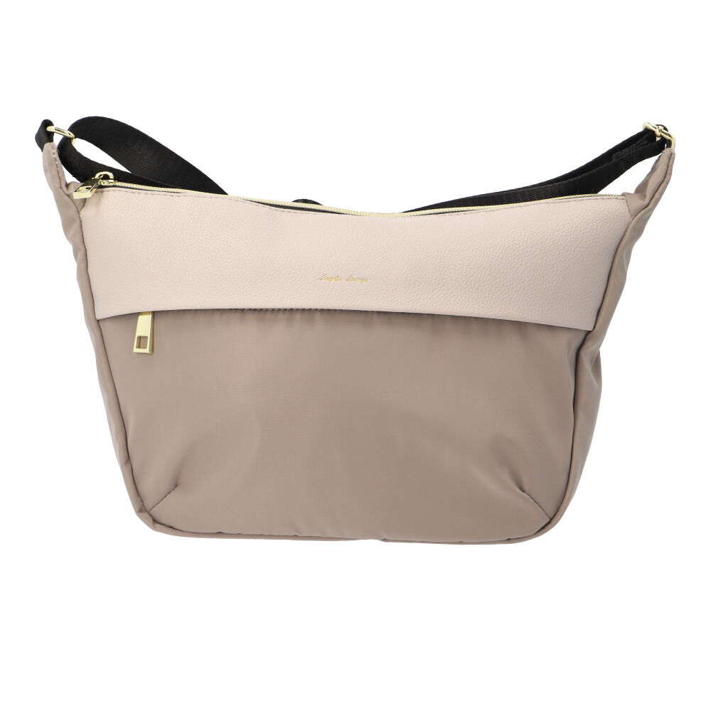 Legato Largo「レガートラルゴ ショルダーバッグ LI-E1591 通販 Legato Largo ショルダー」|ショルダー・メッセンジャー|ベージュ1