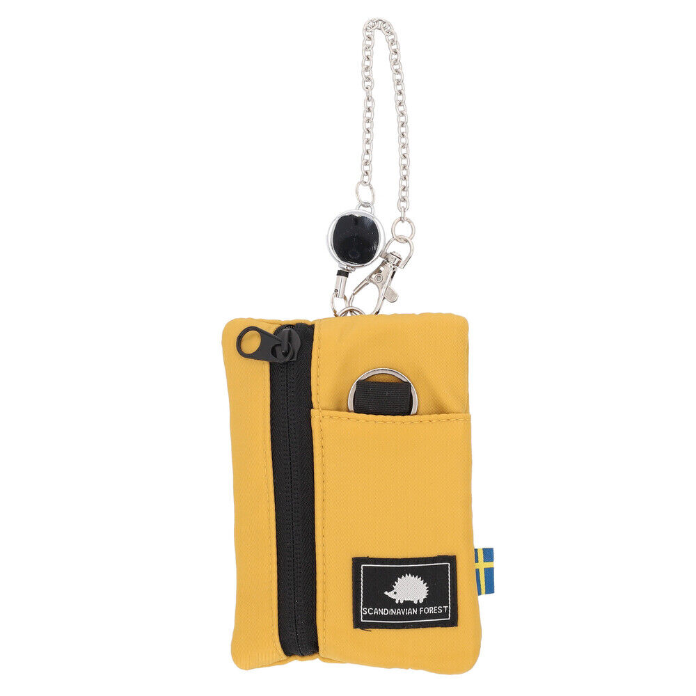 BACKYARD FAMILY「スカンジナビアンフォレスト 多機能 ポーチ 通販 リール付きポーチ 多機能ポーチ 小物入れ」|ポーチ|イエロー1