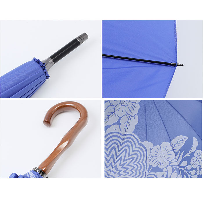 BACKYARD FAMILY「mabu 傘 江戸 通販 マブ 長傘 16本骨 SMV-4193 雨傘 晴雨兼用 JOTARO」|傘|