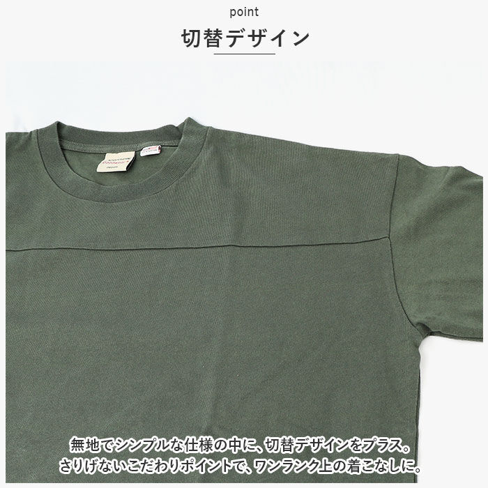 BACKYARD FAMILY「Goodwear グッドウェア 7分袖 tシャツ 通販 Tシャツ ロンT ロングシャツ シャツ」|Tシャツ・カットソー|