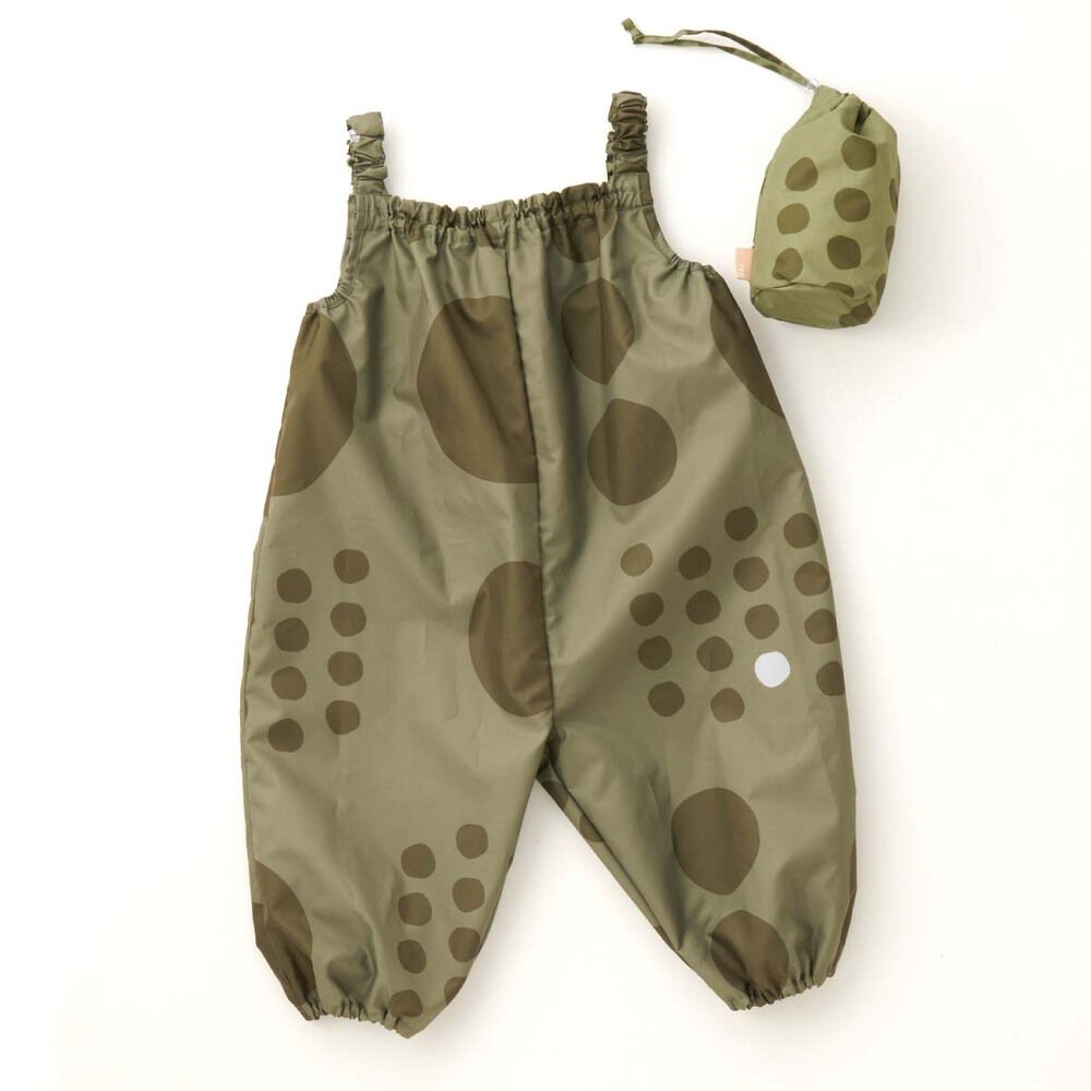 BACKYARD FAMILY「mikuni 三国 ジャンプスーツ ベビー 通販 プレイウェア プレイウエア 遊び着 お砂場着」|その他|グリーン2