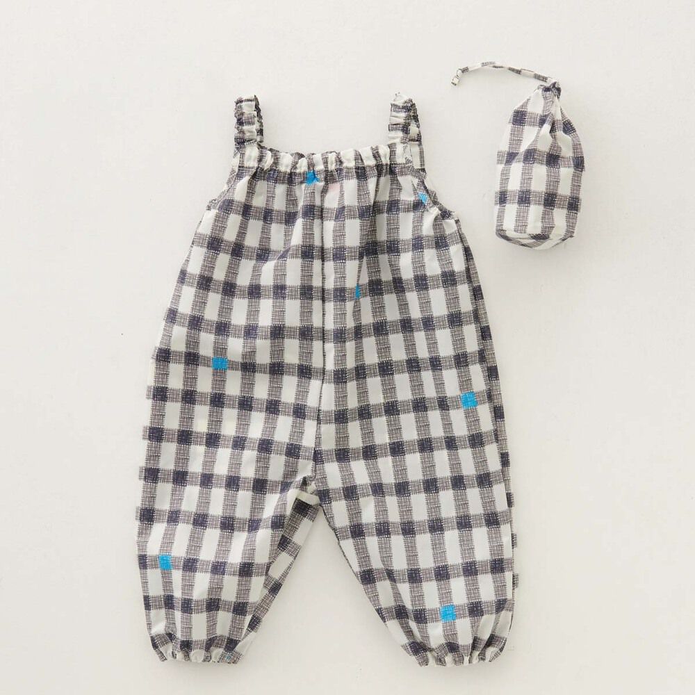 BACKYARD FAMILY「mikuni 三国 ジャンプスーツ ベビー 通販 プレイウェア プレイウエア 遊び着 お砂場着」|その他|ブラック1