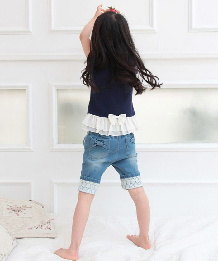 BACKYARD FAMILY「ショートパンツ キッズ 女の子 通販 デニムパンツ 10002605 デニムショートパンツ」|その他|