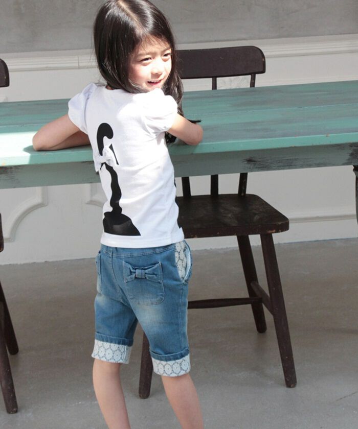 BACKYARD FAMILY「ショートパンツ キッズ 女の子 通販 デニムパンツ 10002605 デニムショートパンツ」|その他|