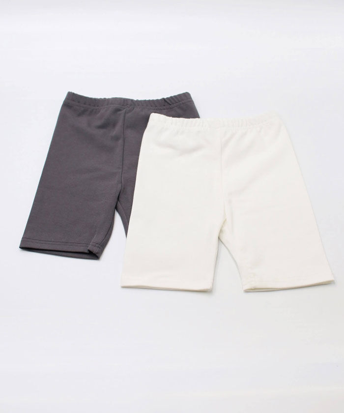 BACKYARD FAMILY「キッズ 3分丈 スパッツ 2枚セット 通販 レギンス 10005025 オーバーパンツ」|その他|