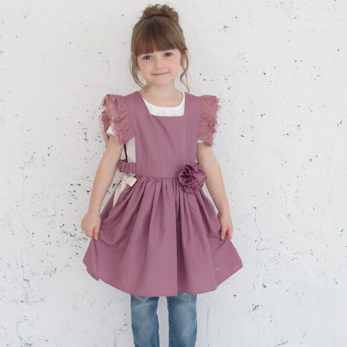 BACKYARD FAMILY「エプロンドレス 子ども 通販 エプロン ドレス 子供 5013-19-55 エプロンワンピース」|その他|