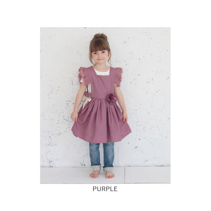 BACKYARD FAMILY「エプロンドレス 子ども 通販 エプロン ドレス 子供 5013-19-55 エプロンワンピース」|その他|