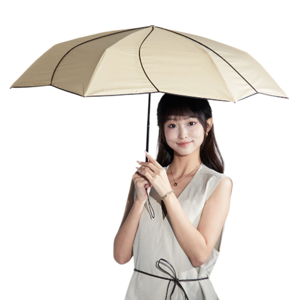 BACKYARD FAMILY「KIZAWA 日傘 折りたたみ 通販 キザワ MEX55HB063PI 折りたたみ傘」|傘|ベージュ1