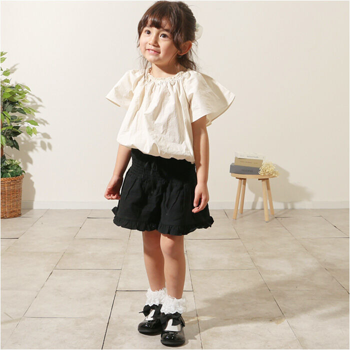 BACKYARD FAMILY「Rora ブラウス 襟なし 通販 ローラ クリーミー カットソー キッズ 子供 女の子 女子」|その他|