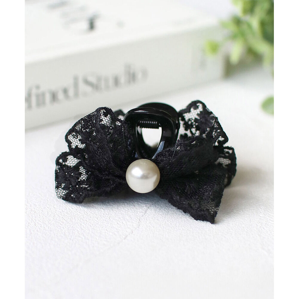 BACKYARD FAMILY「Rora ヘアクリップ キッズ 通販 クレア ヘアークリップ 髪どめ 髪留め ヘアアクセサリー」|その他|ブラック1